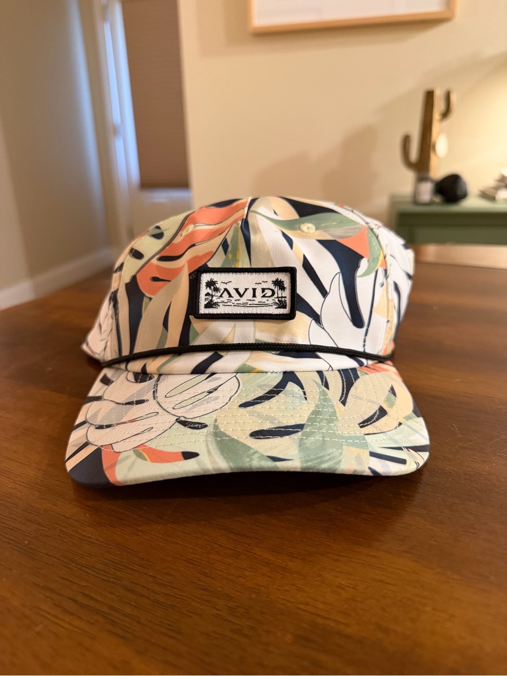 Avid Men’s Tropical Print Cap in Multicolor